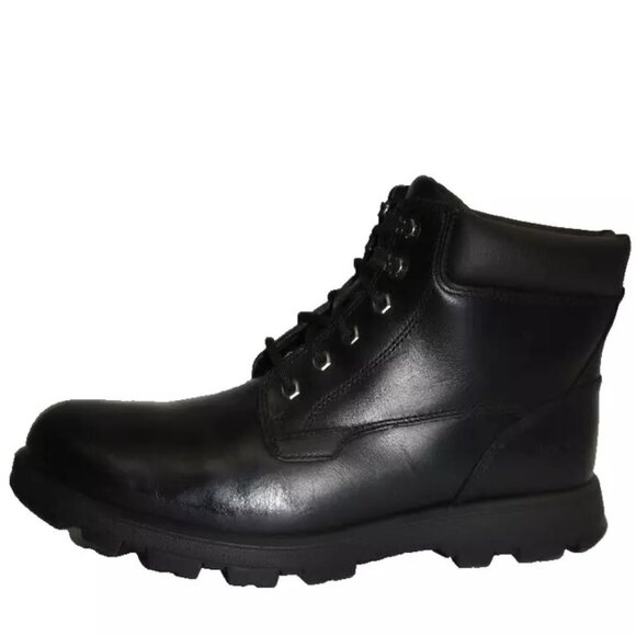 New! UGG Men\'s Stenton Mid Boot Plain Toe Black Size 9 US 1120990 DD403 main image 6
